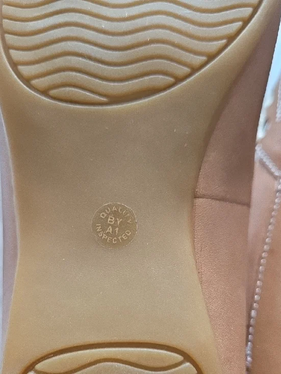 St. John's Bay Brown Embroidered Slip-On Flats - Picture 8 of 8